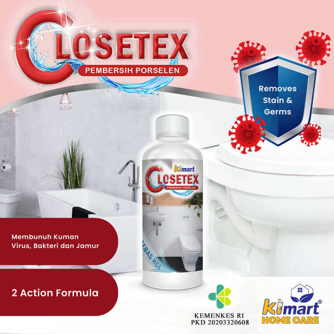 Closetex: Cairan Pembersih Porselen